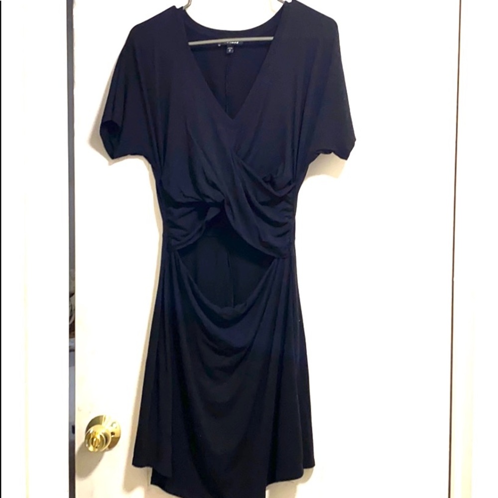 Express front cut out dress